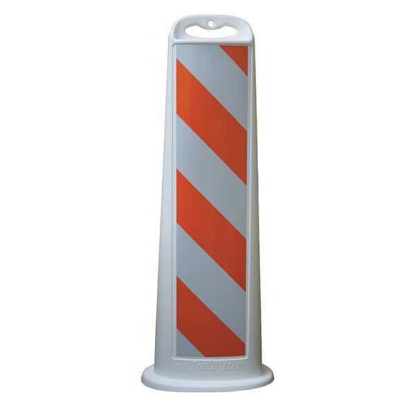 Cortina Safety Products Channelizer, Flat, White, Engineer Grade - 03-760W-EG