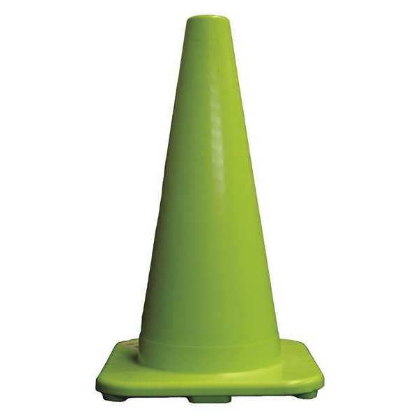 Cortina Safety Products ONE 18IN GREEN FLUORESCENT PVC TRAF - 03-500-05LI