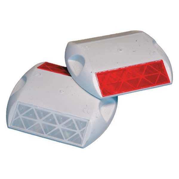 3M Pavement Marker, 4" L x 3-3/4" W, PK100 - RPM-PSA-290-WR