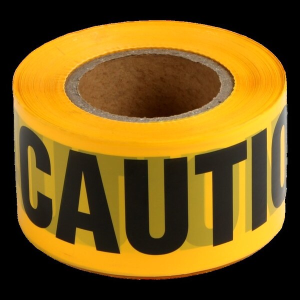 Comfitwear PT-100 Caution Barricade Tape, Yellow - PT-100-CMFT-TAPE