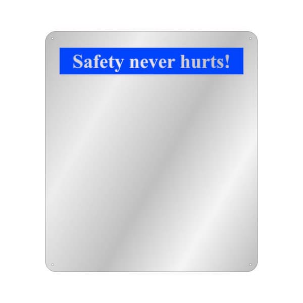 Se-Kure View 16'' X 19'' H ''Safety Never Hurts'' Mirror - DM905