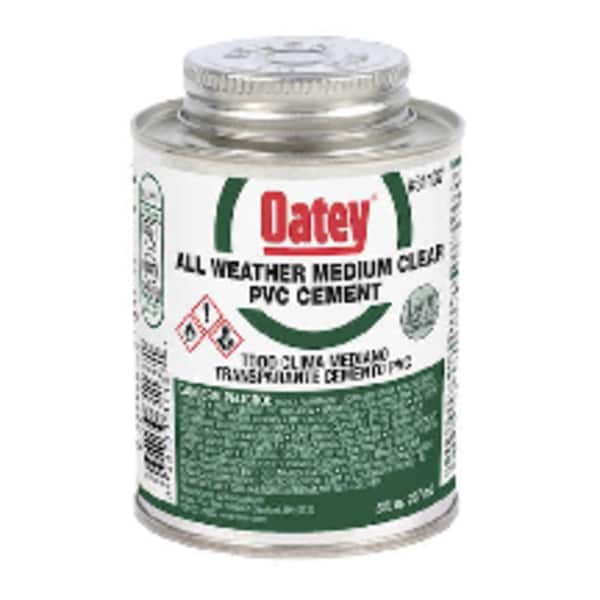Oatey Oatey Clear All Weather Cement For PVC 8 oz - 311372