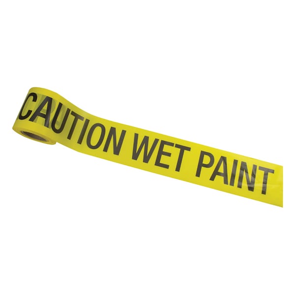 C.H. Hanson C.H. Hanson 200 ft. L X 3 in. W Plastic Caution Wet Paint Barricade Tape Yellow - 15011