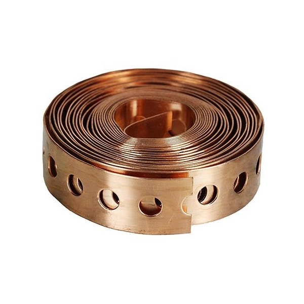 Dottie L.H. Dottie 3/4'' x 10' 23 Gauge Solid Copper Plumber's Tape - CU10