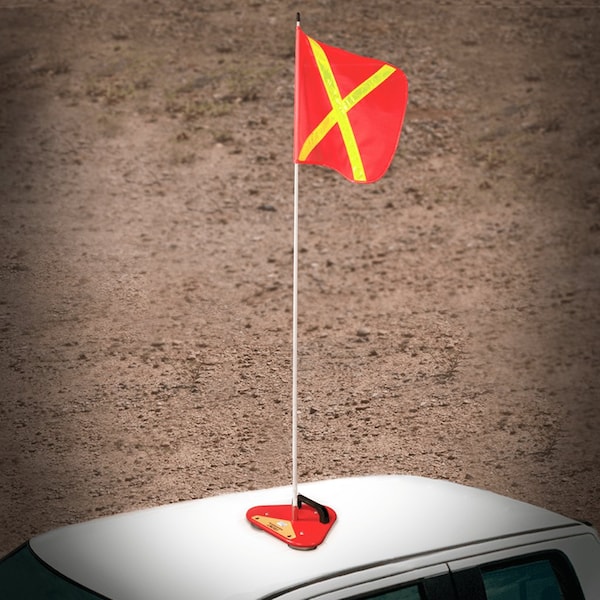 Safetywhips Medium Duty Magnet Mount With Lift Handle (Non-Powered) - 519.33LHRNP