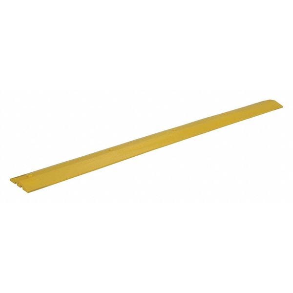 Vestil Speed Bump, 2 Height, 106 in Length, Yellow - SB-108