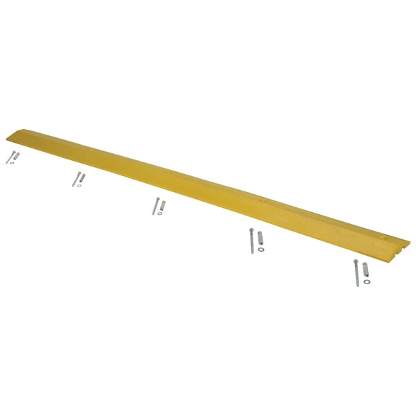 Vestil Speed Bump, 2 Height, 106 in Length, Yellow - SB-108