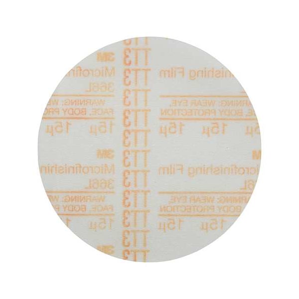 3M PSA Sanding Disc, Film, 5in, 100Micrn, PK500 - 60440107351