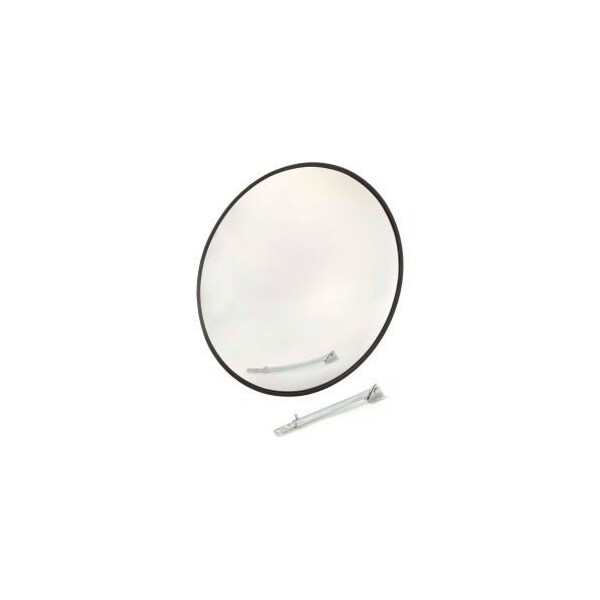 Vision Metalizers Round Acrylic Convex Mirror, Outdoor, 18" Dia., 160 Degree Viewing Angle - PA1800