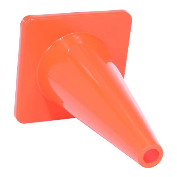 Vestil Standard Duty Traffic Cone, PVC, 17.75 in Height, 10.75 Length, 3, Orange - TC-18-SD