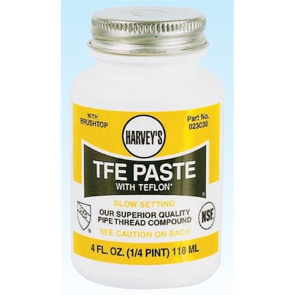 Wm Harvey Co Wm Harvey Co 023030 1/4 Pint TFE Paste with Non Stick Surface - 23030