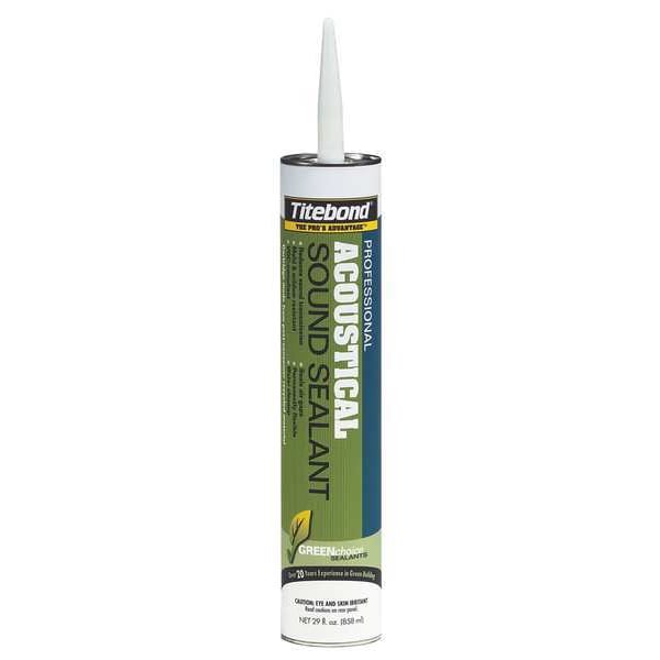 Titebond Silicone Sealant, 28 oz, Cartridge, Whites, Silicone Base, Professional Acoustical Sound - 2892