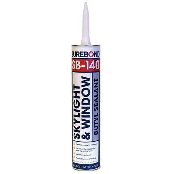 Surebond Hybrid Sealant, 10 oz, Cartridge, White, Hybrid Base, SB-140 - SB-140 T