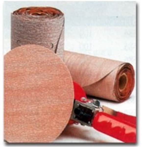Norton Abrasives PSA Disc Roll 6In. 80 Grit A/O - 31481