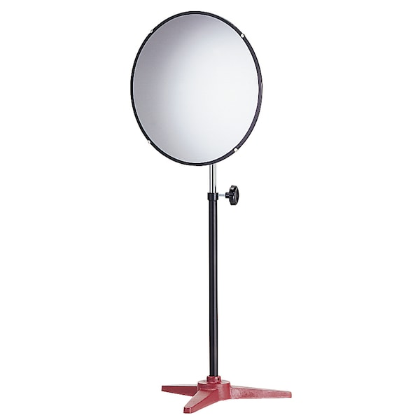 See All Industries Mirror, Convex, Indoor, Pedestal, 12" dia. - PED-12