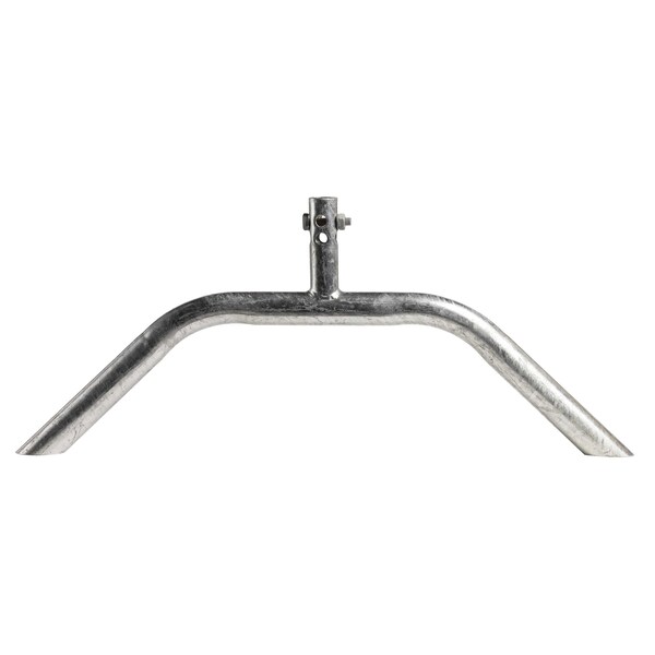 Angry Bull Barricades Interlocking Galvanized Steel Barricade Removable Bridge Feet 8.5 ft - AC-LDX85-BR-GA