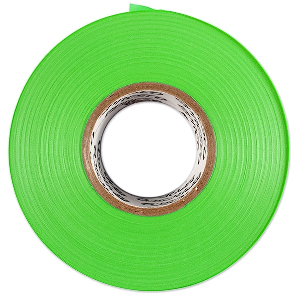 Hy-Ko 150Ft Lime Flagging Tape Roll Flagging Tape, 12PK - A10564