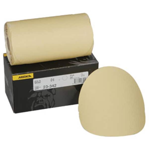 Mirka 23-342-080  23 Series Gold 6 in. PSA Linkrol Disc- 80-Grit- D-Weight Backing - MRK-23-342-080