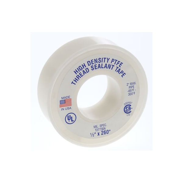 Black Swan PTFE Tape - High Density, 1/2 in X 260 in - 2120