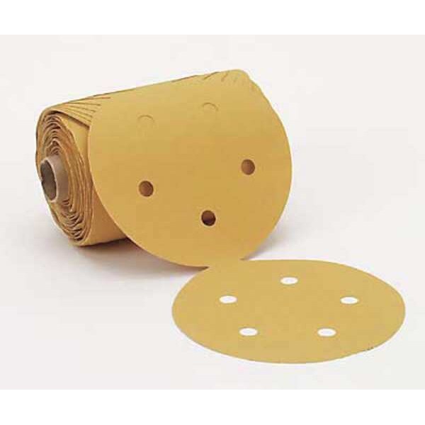 3M PSA Disc Roll, 5 Hole, 5 In, P320G, PK1050 - 7000118112