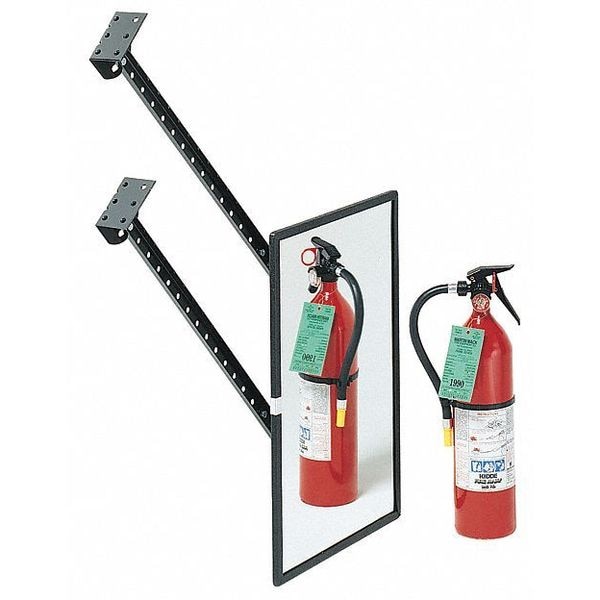 See All Industries Mirror, Flat, Indoor, Acrylic, 12" W x 12" H - PLX1212F