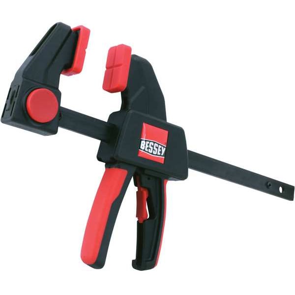 Bessey Trigger Clamp, Plastic Handle and 2 3/8 in Throat Depth - EHKM06