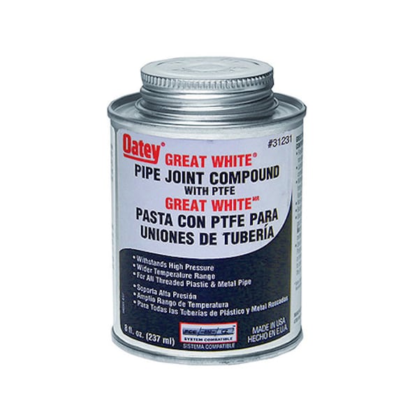 Oatey Oatey Great White White Pipe Joint Compound 16 oz - 31232