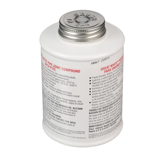 Oatey Oatey Great White White Pipe Joint Compound 16 oz - 31232