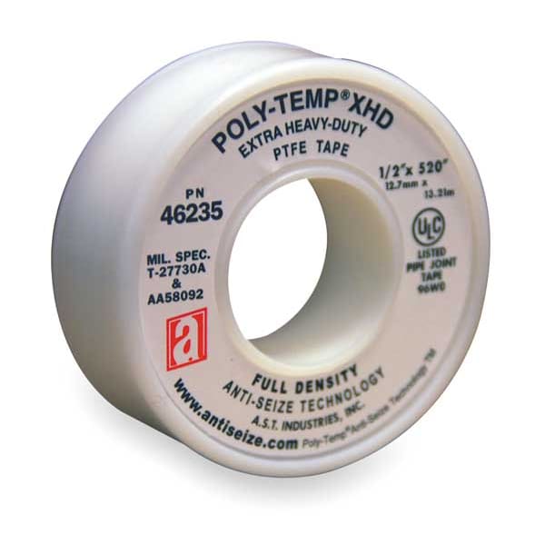 Anti-Seize Technology Thread Sealant Tape, 1/2 In. W, 520 In. L - 46235