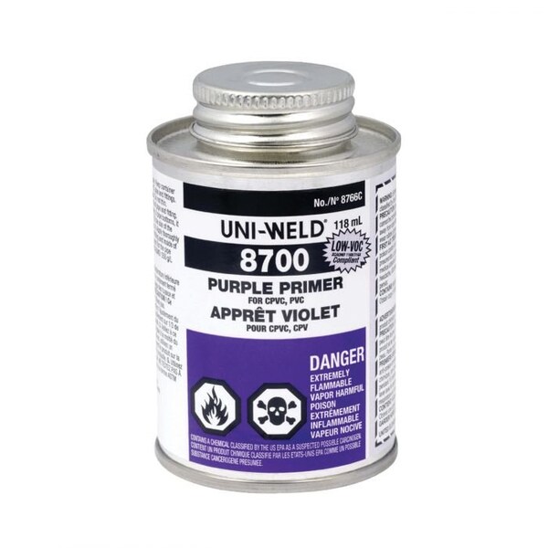 United Elchem HIETCH Primer, Series 8700, 05 pt, Liquid, Purple, Solvent, 505 gL VOC, 14 to 23 deg F Flash - 8756S