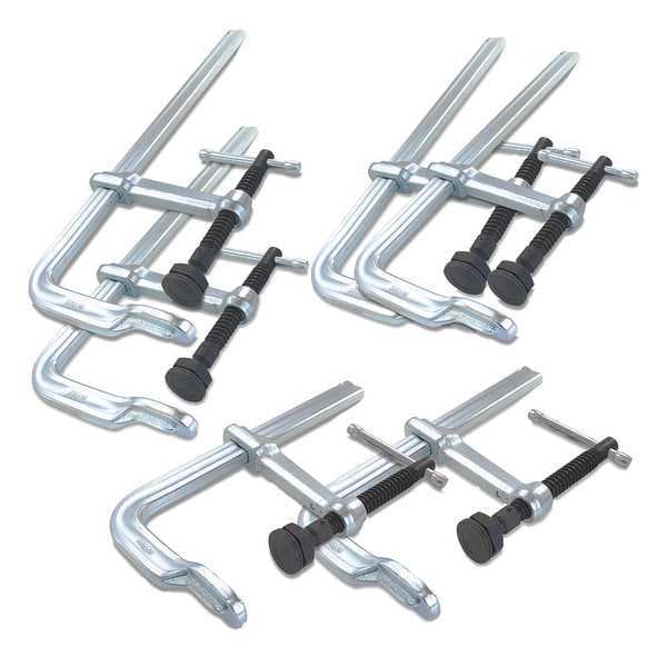 Bessey classiX Sliding Arm Bar Clamp Set with Forged Steel Handle - CLSXHD-SET