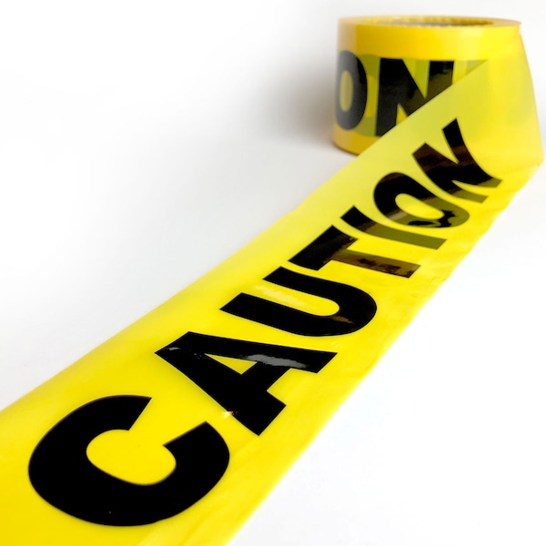 Safe Handler Caution Tape Roll 300 Ft, Yellow - BLSH-CT300-Y1