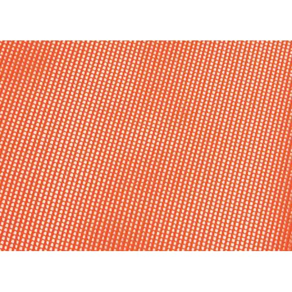 Zoro Select Handheld Warning Flag, Orange, Vinyl Coated Mesh, 30" Length, 30 in Wood Dowel - 3YWZ1