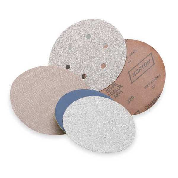 Norton Abrasives PSA Disc Roll, No Hole, 5 In, P320G - 66261155378