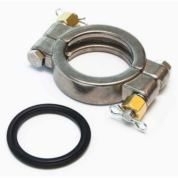Guardian Equipment Clamp Bolt, Clip and Tank Gasket, Stainless Steel, Silver, For Use With, Eyewash - AP400-017-4R