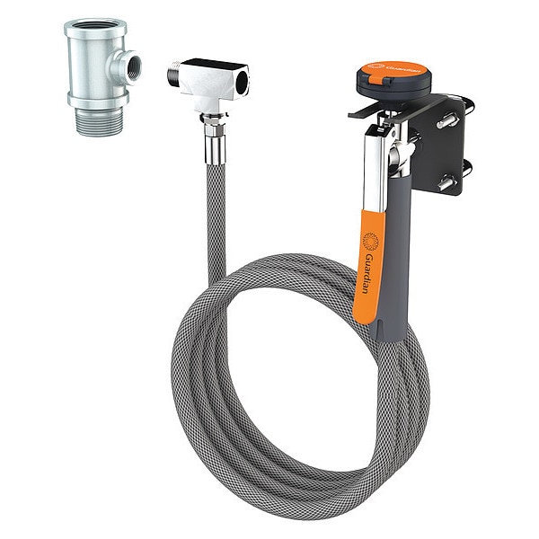 Guardian Equipment Drench Hose, Stainless Steel, Gray, For Use With, Safety Showers - G5011