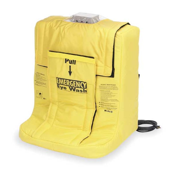 Bradley Heating Jacket, Nylon, Vinyl, Yellow, For Use With, Mfr. No. S19-921H - S19-921HR
