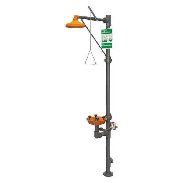 Guardian Equipment All-PVC Emergency Eyewash Station & Shower - G1998