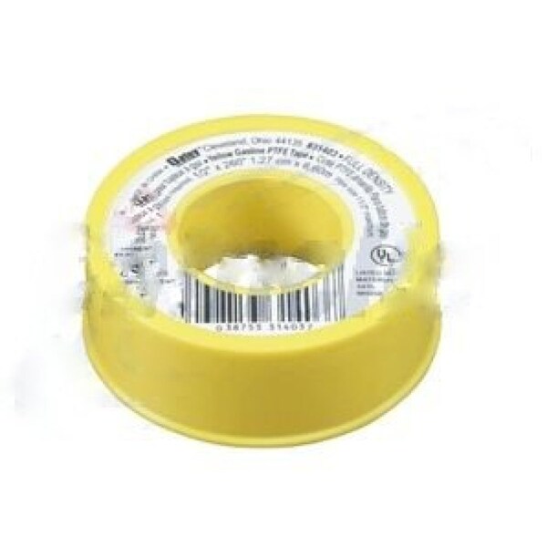 American Imaginations 0.5 in. x 260 in. Yellow Plastic Seal Tape - AI-38840