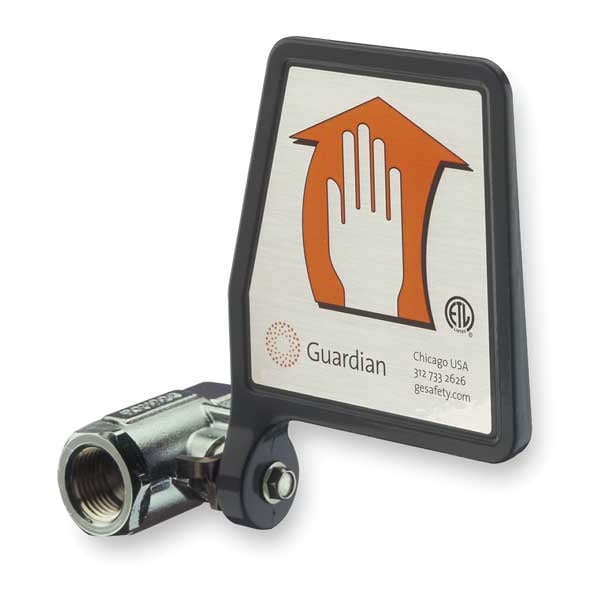 Guardian Equipment Ball Valve, Brass, Silver, For Use With, Eyewash - AP600-101H