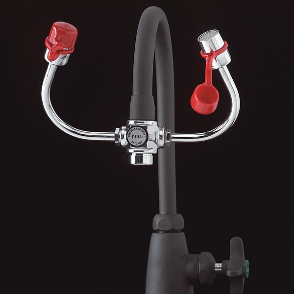 Guardian Equipment Plumbed Eyewash, Faucet Mount, Plumbed, 5 in H., 6 3/4 in W - G1101