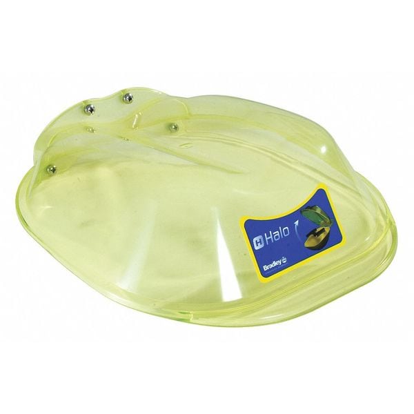 Bradley Plastic Bowl Cover Assembly, Plastic, Yellow, For Use With, Eye/Face Wash - S90-390GR
