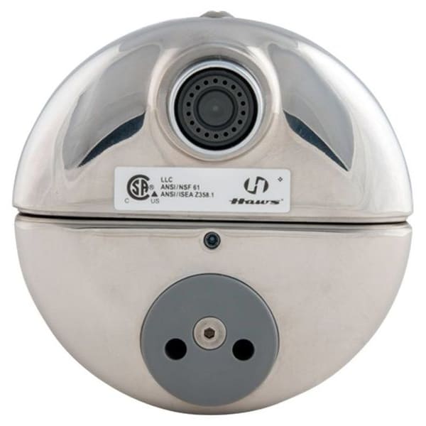 Haws Plumbed Eyewash, Faucet Mount, Plumbed, 2 in H., 3 1/2 in W - 7620