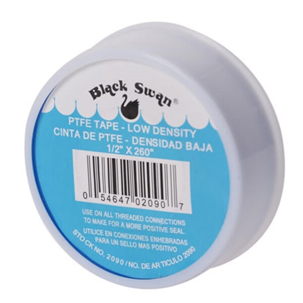 Black Swan 0.5 x 260 in. Low Density PTFE Tape - BSW2090