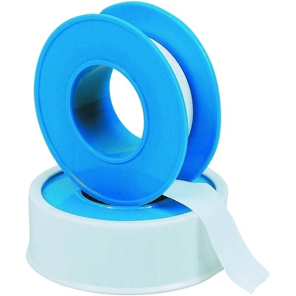 Harvey Tool -500 Thread Seal Tape, 260 in L, 1/2 in W, PTFE, Blue/White - 17072B