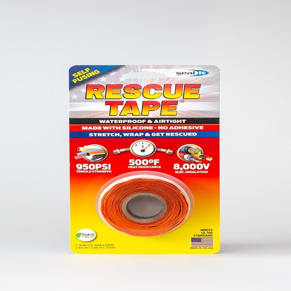 Rescue Tape Rescue Tape Orange 1 in. W X 12 ft. L Silicone Tape - RT12012BOR