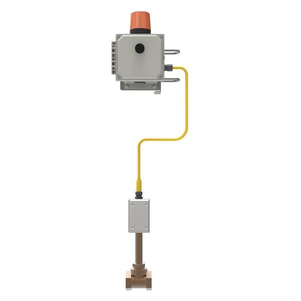 Bradley Emergency Signaling System, Galvanized Steel, Amber/Gray, For Use With, Shower, Eyewash - S19-323D