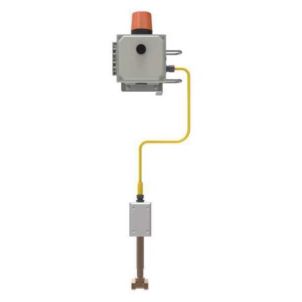 Bradley Emergency Signaling System, Galvanized Steel, Amber/Gray, For Use With, Eyewash - S19-323E