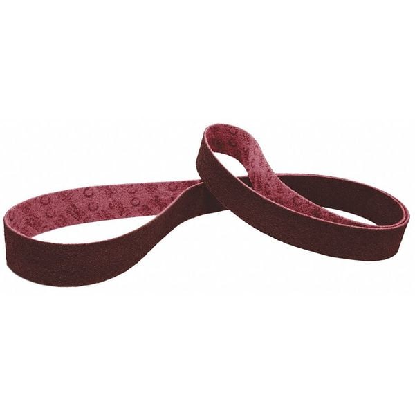 Scotch-Brite Sanding Belt, 9 in W, 60 in L, Non-Woven, Aluminum Oxide, Not Applicable Grit, Medium, SC-BS - 7010365289