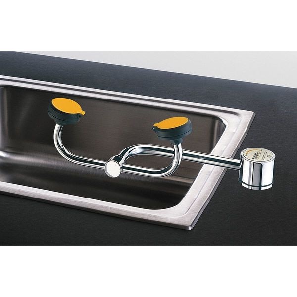 Guardian Equipment Plumbed Eyewash, Counter Mount, Plumbed, 4 5/12 in H., 13 in W - G1774LH